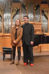 Anna Belfiore e il pianista Pedroni